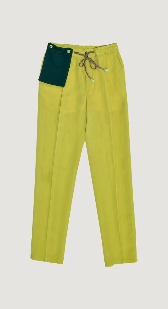 ABITO IN LINO LIME