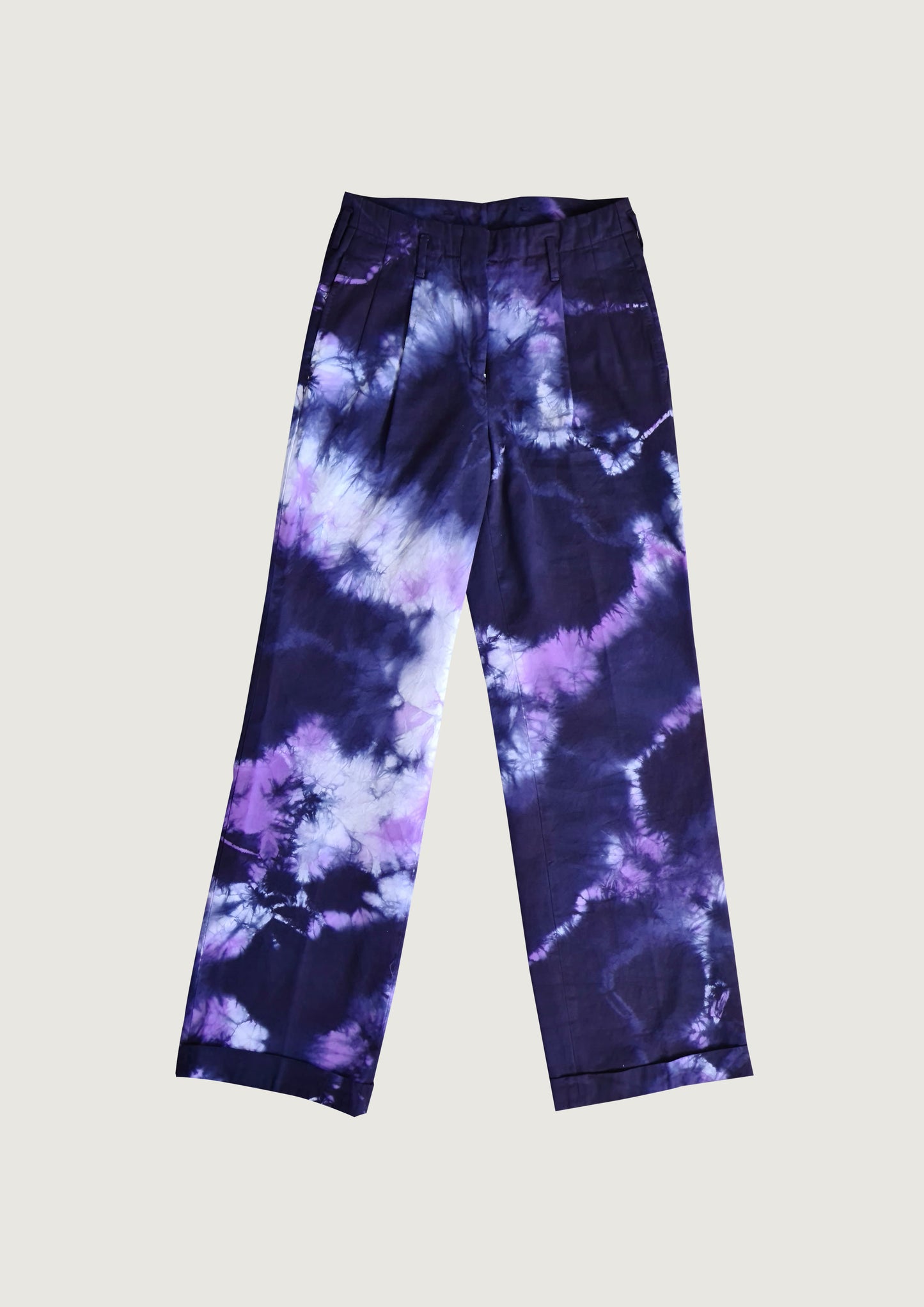 Pantalone Donna purple tye-die