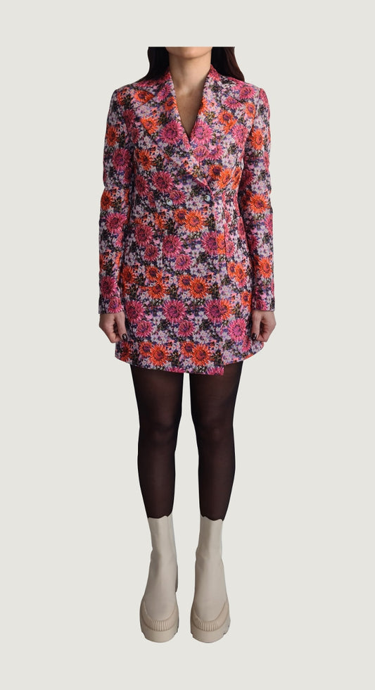 GIACCA SARTORIALE FLORAL DRESS